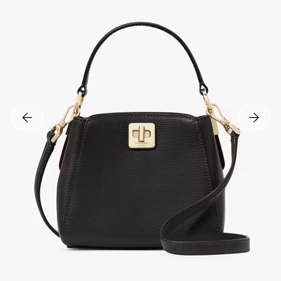 kate spade Handbags - Kate Spade Black Leather Handbag - New